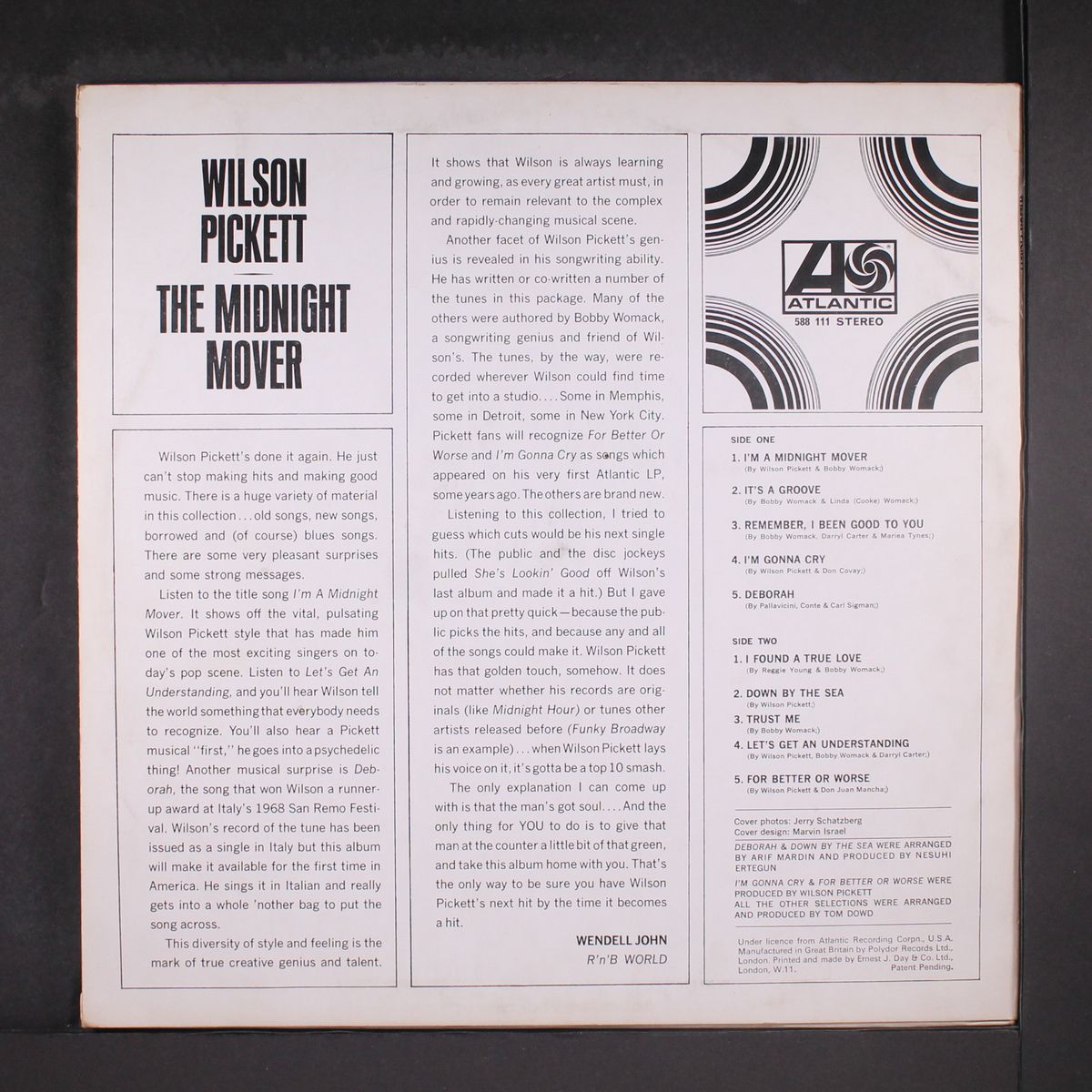 the midnight mover by WILSON PICKETT