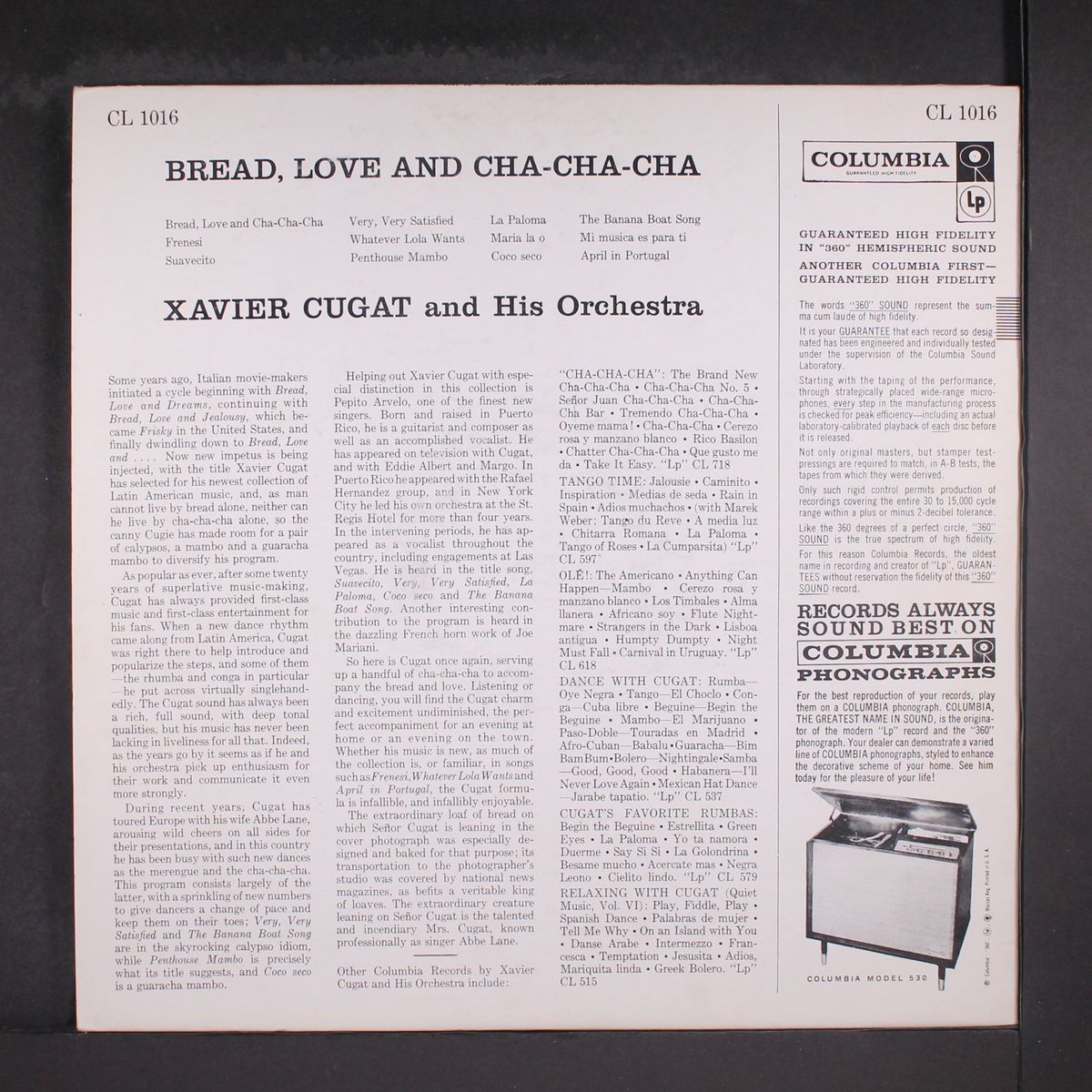 bread love & cha cah cha by XAVIER CUGAT