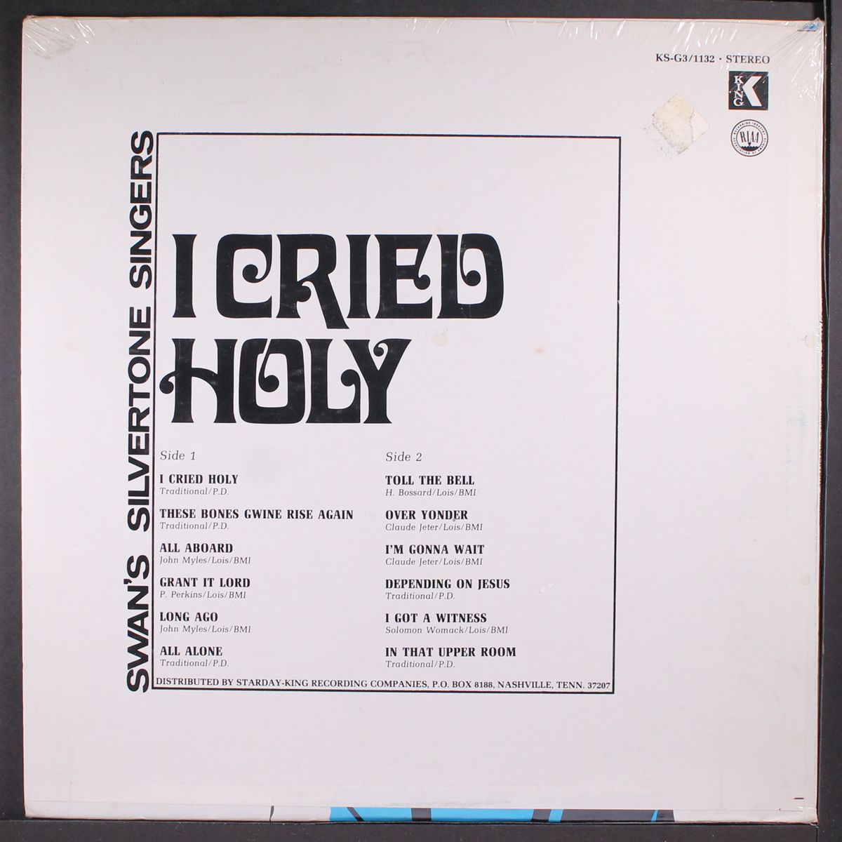 i cried holy by SWAN'S SILVERTONE SINGERS