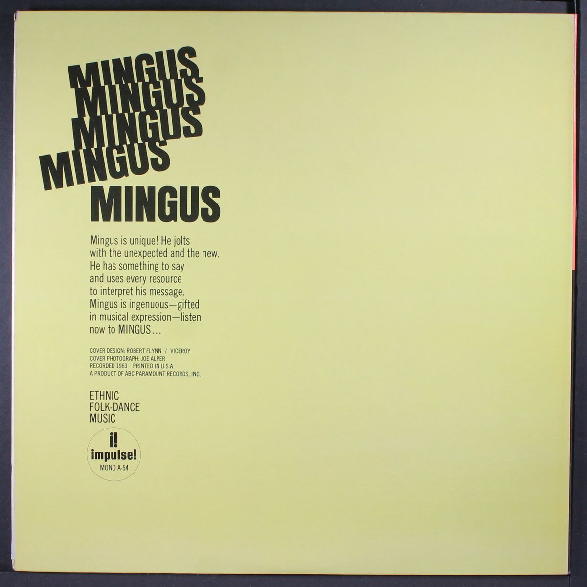 mingus, mingus, mingus by CHARLES MINGUS