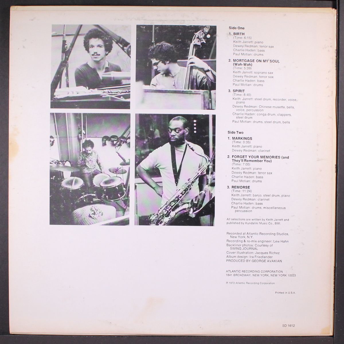 birth by KEITH JARRETT