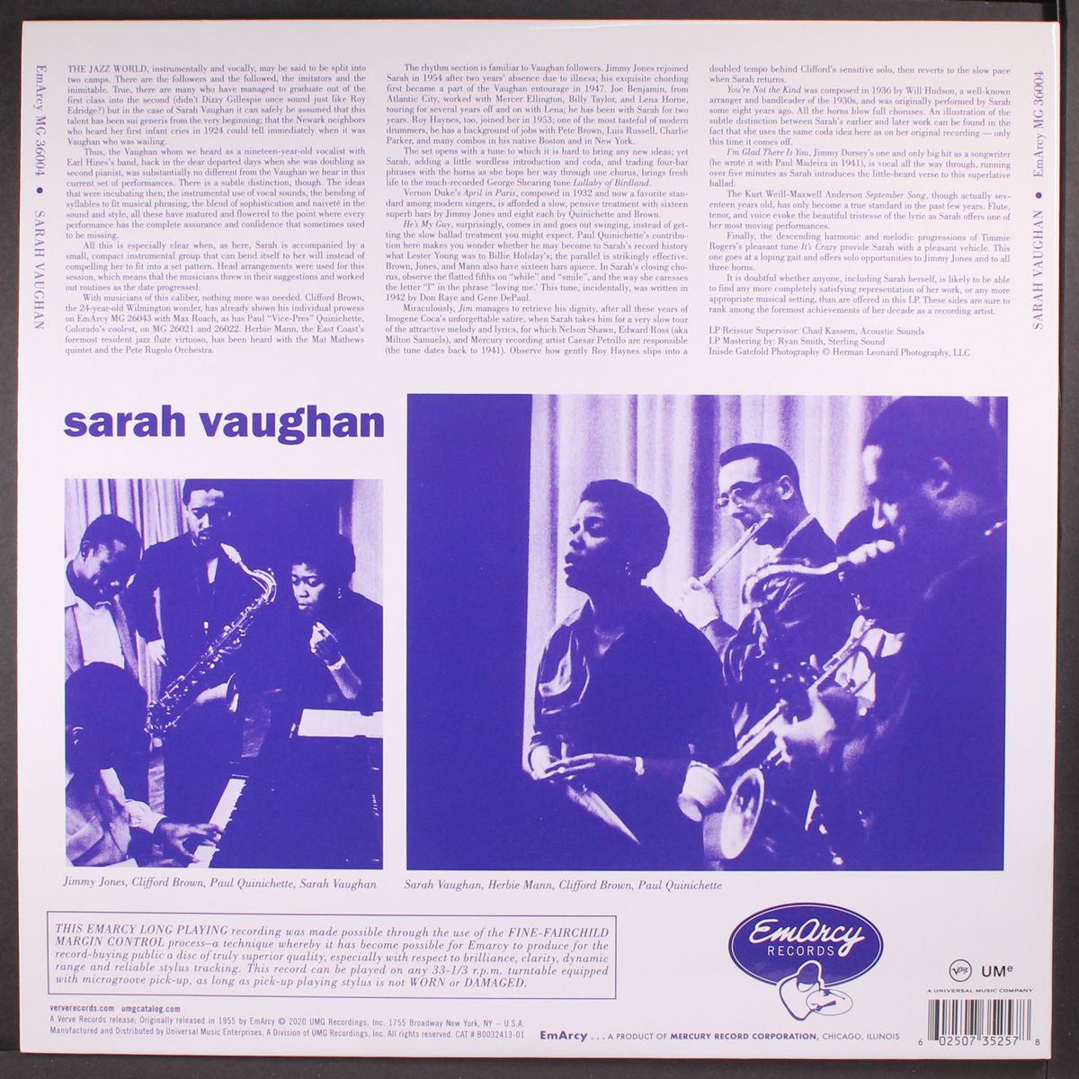 sarah vaughan by SARAH VAUGHAN