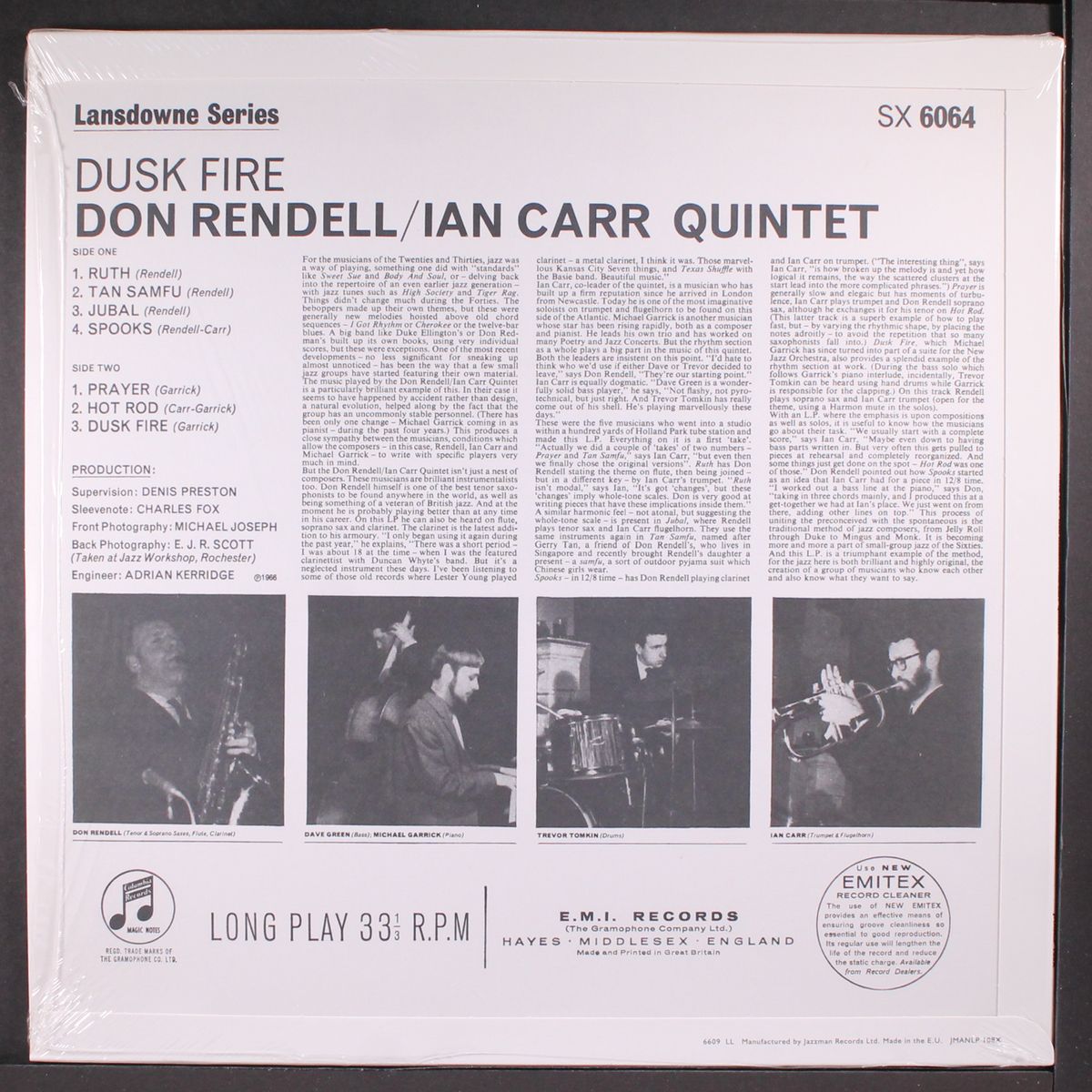 dusk fire by DON RENDELL & IAN CARR