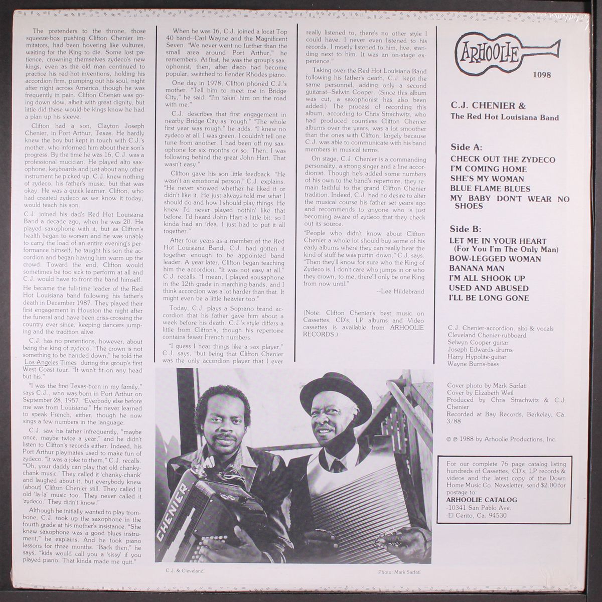 let me in your heart by C.J. CHENIER