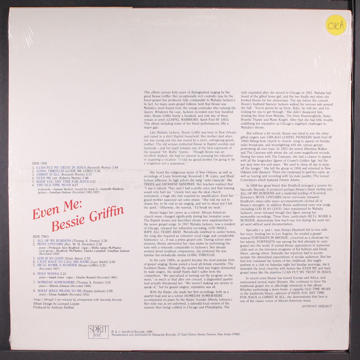 even me by BESSIE GRIFFIN