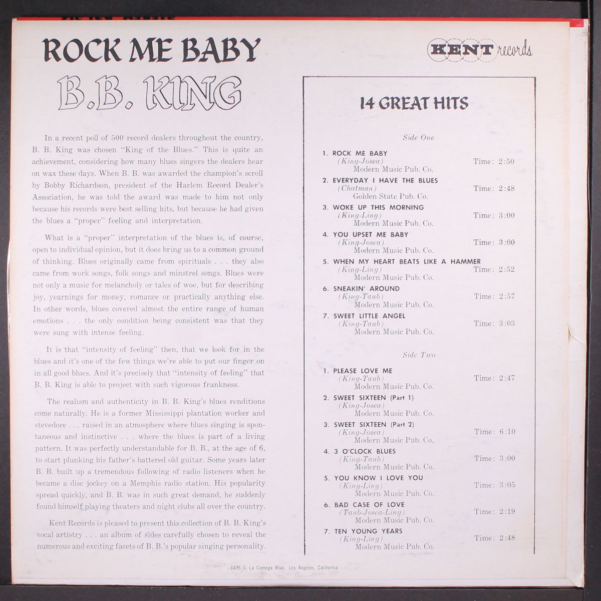 rock me baby by B.B. KING
