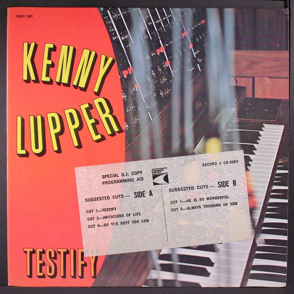 testify by KENNY LUPPER