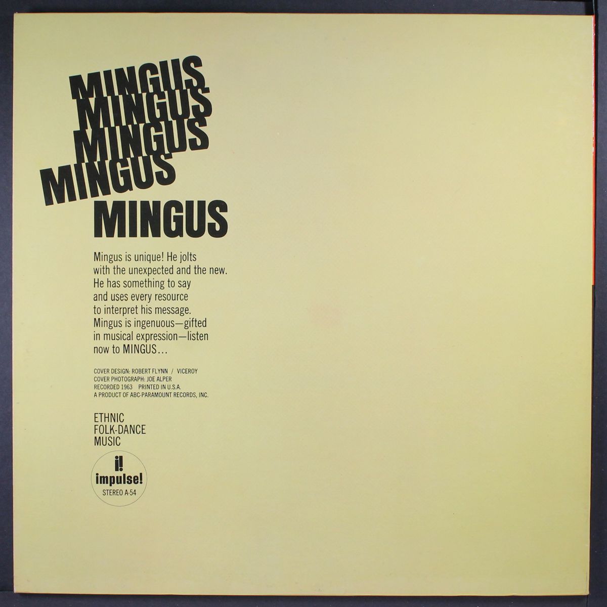 mingus, mingus, mingus by CHARLES MINGUS