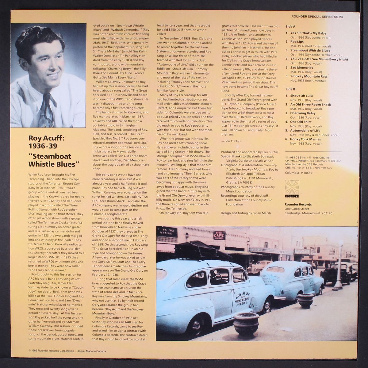 1936-1939, steamboat whistle blues by ROY ACUFF