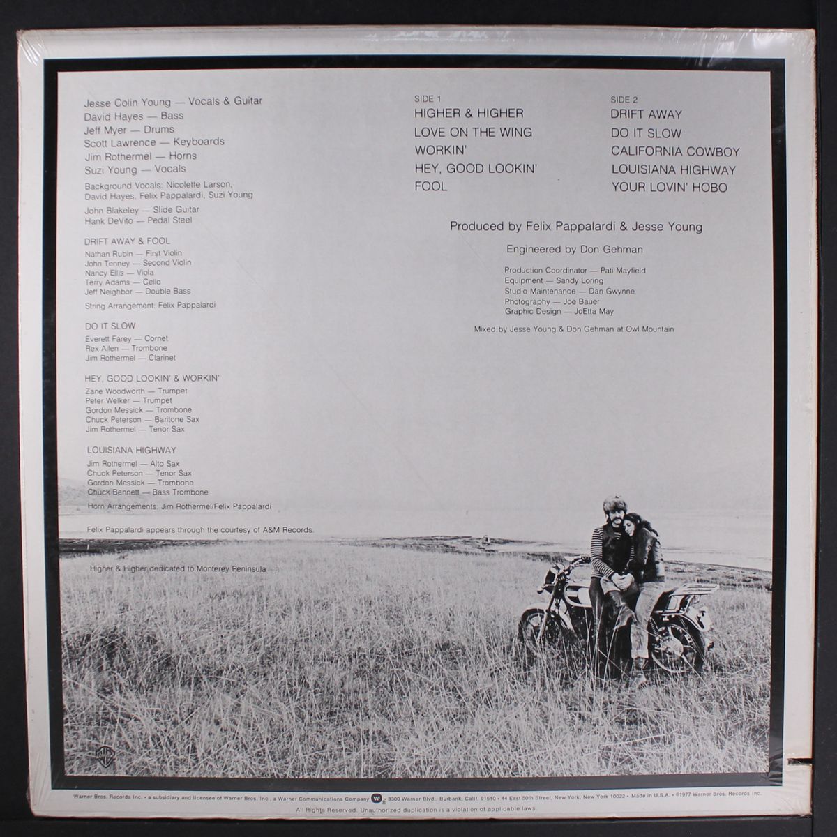 love on the wing by JESSE COLIN YOUNG
