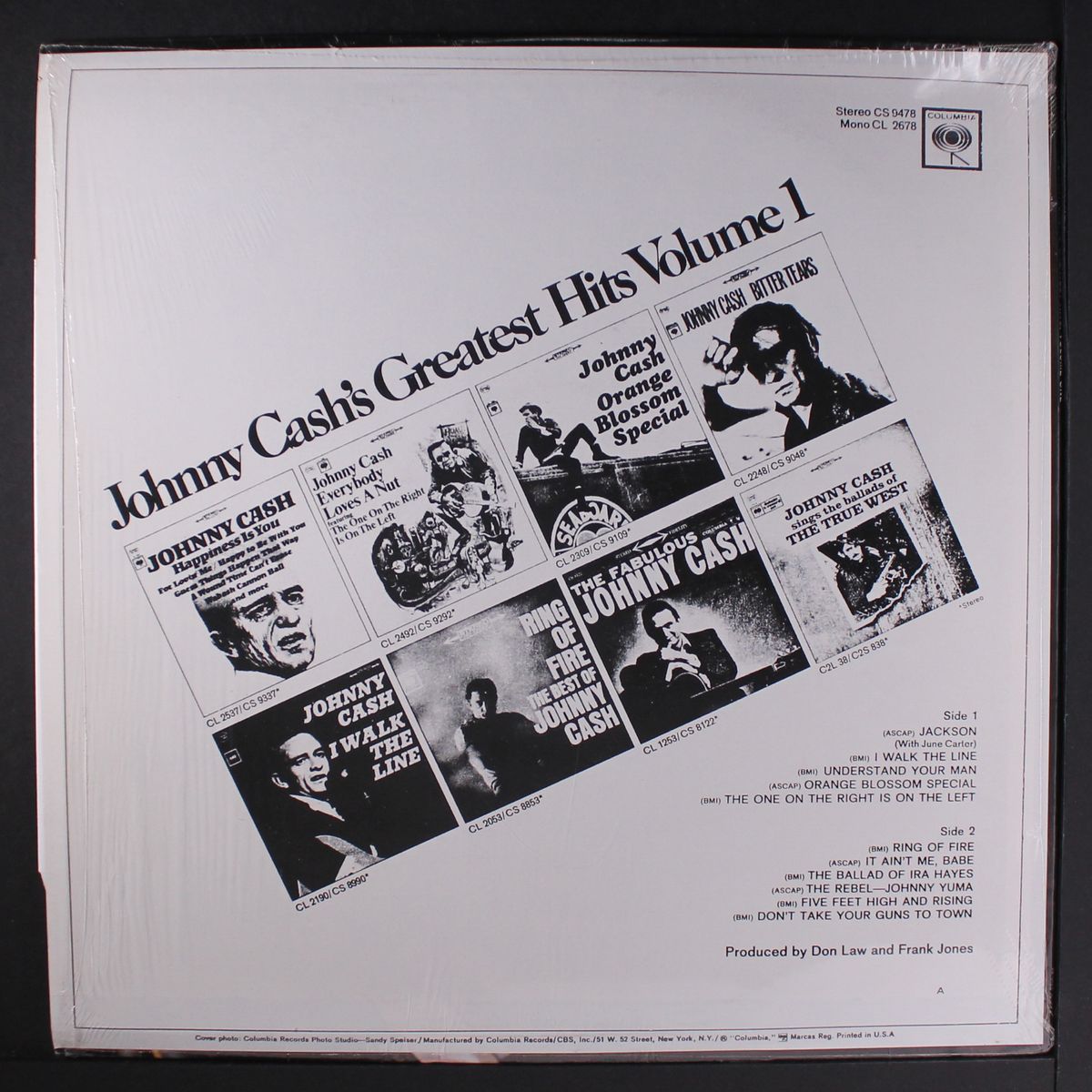 greatest hits, vol. 1 by JOHNNY CASH