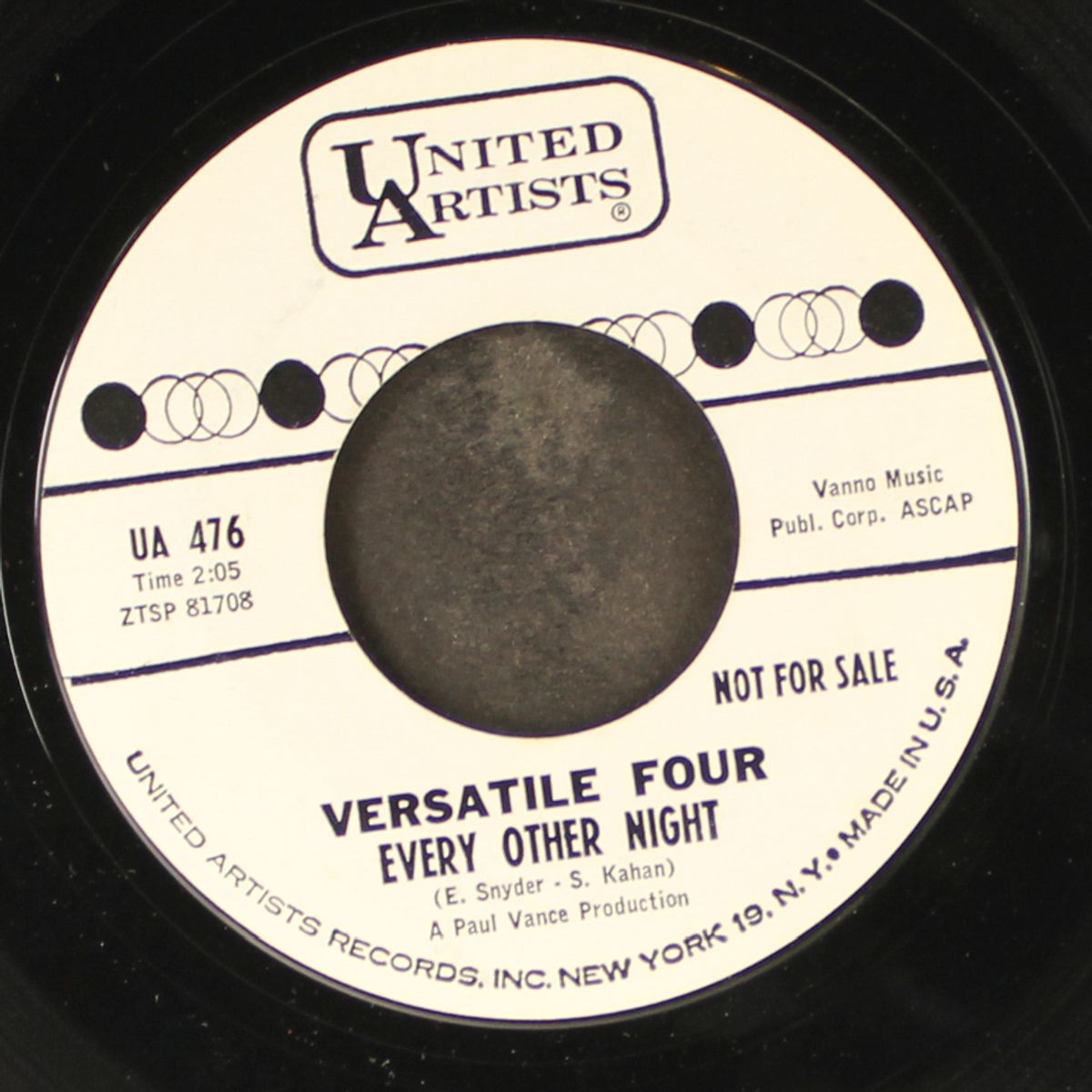 every other night / never say by VERSATILE FOUR