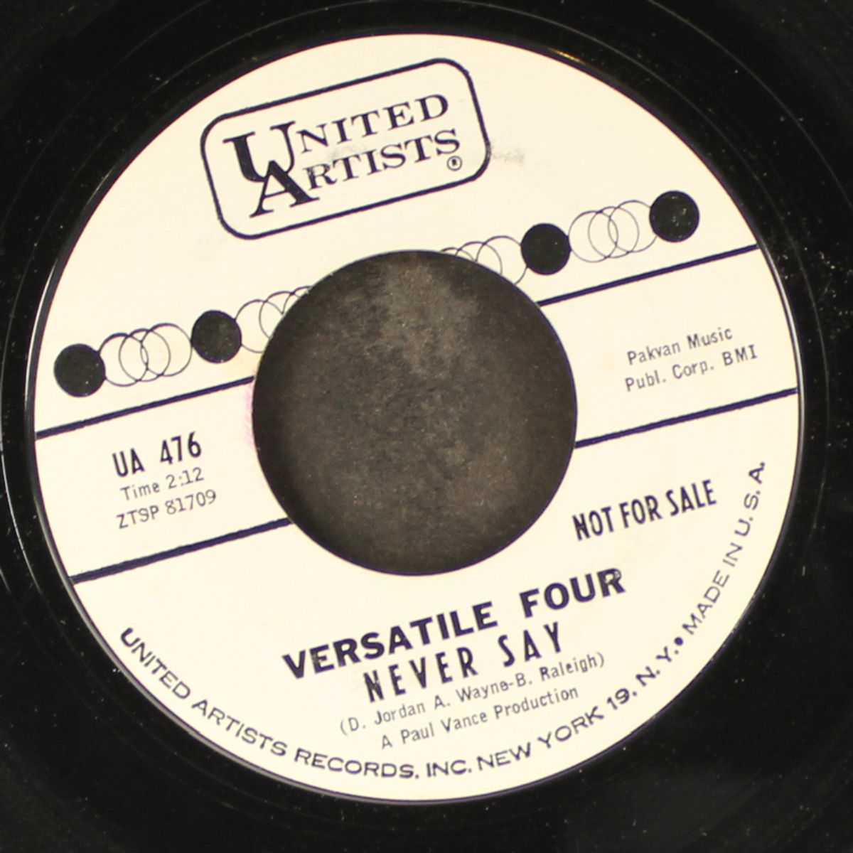 every other night / never say by VERSATILE FOUR
