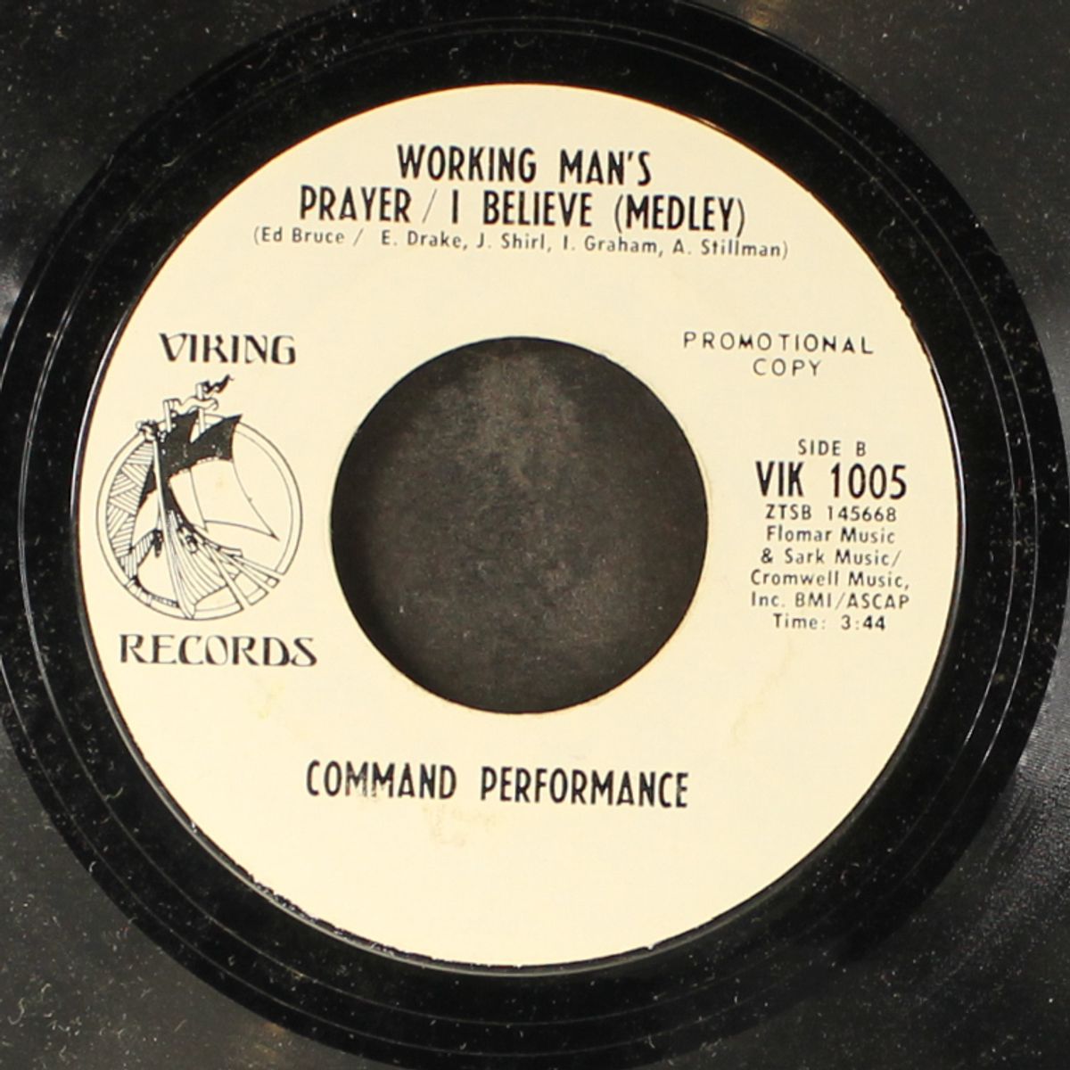 my home on the range / working man's prayer, i believe (medley) by COMMAND PERFORMANCE