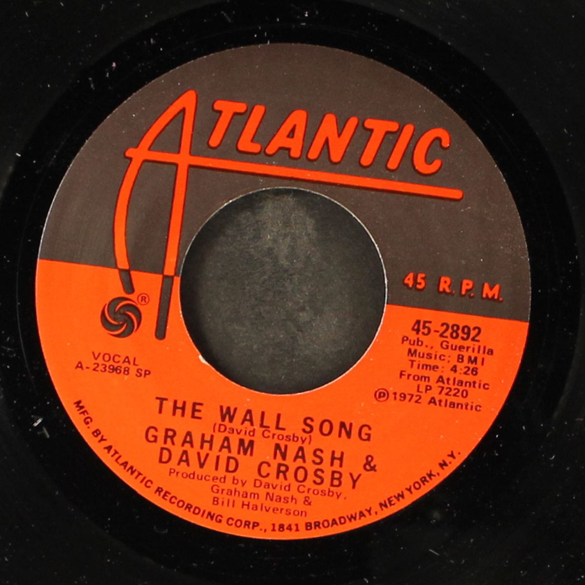 southbound train / the wall song by GRAHAM NASH & DAVID CROSBY