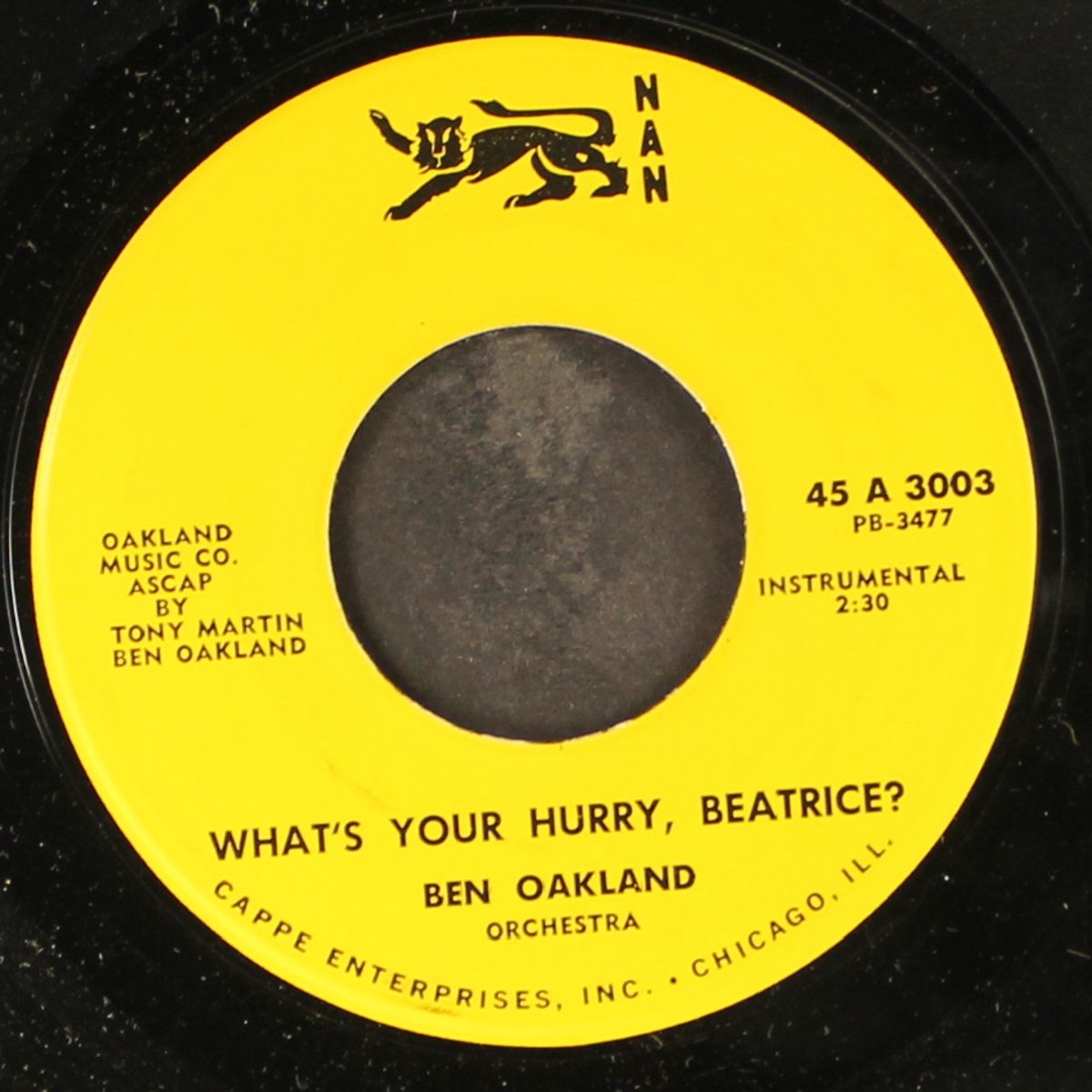 what's your hurry beatrice? / newsbeat by BEN OAKLAND