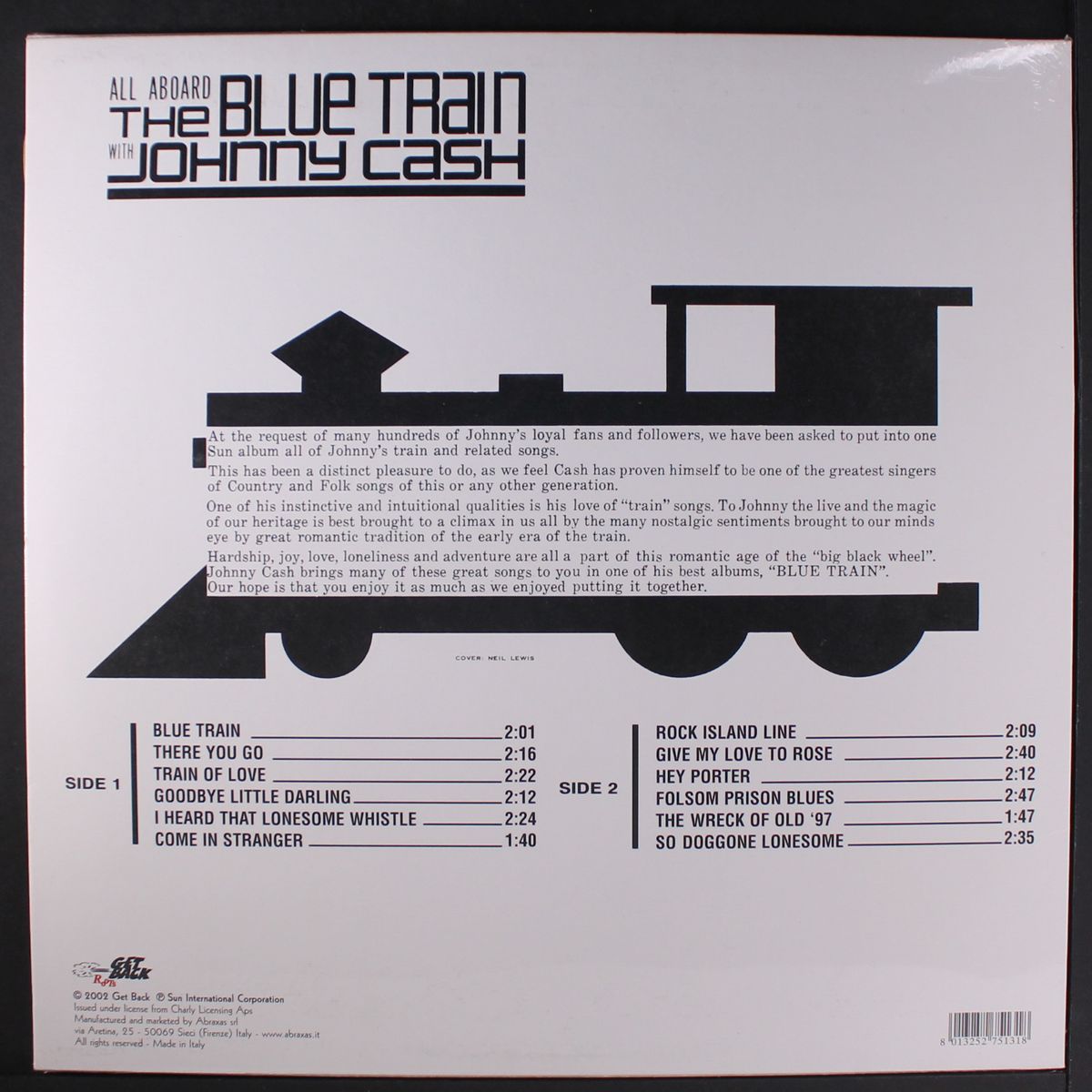 all aboard the blue train by JOHNNY CASH