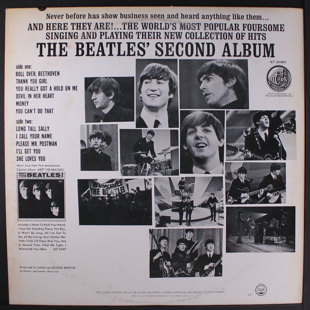 the beatles' second album by BEATLES