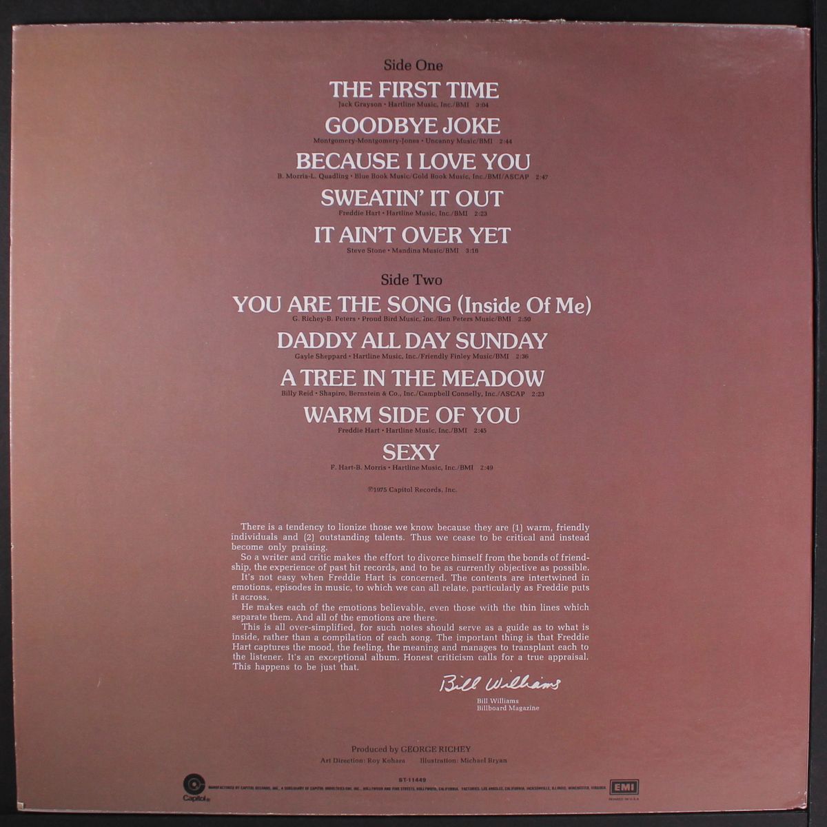 the first time by FREDDIE HART