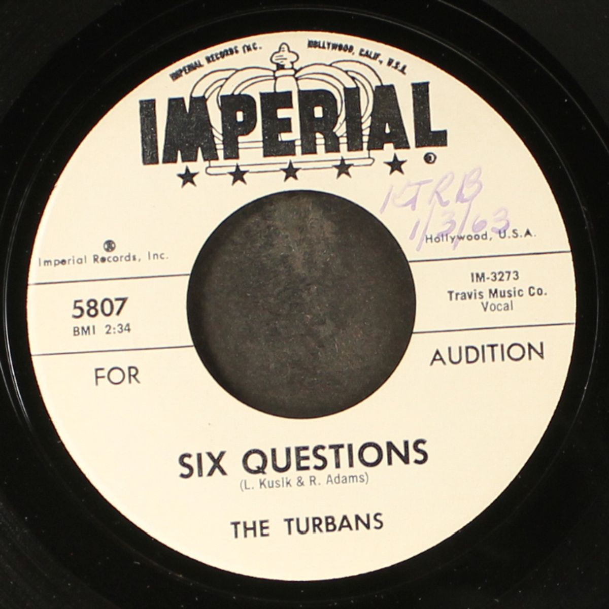 six questions / the lament of silver gulch by TURBANS