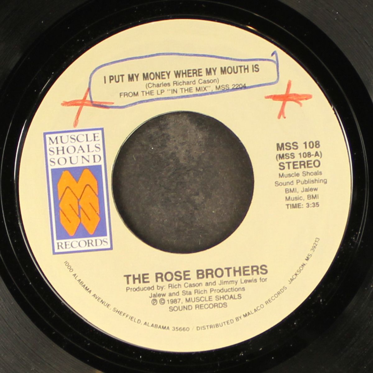 i put my money where my mouth is by ROSE BROTHERS
