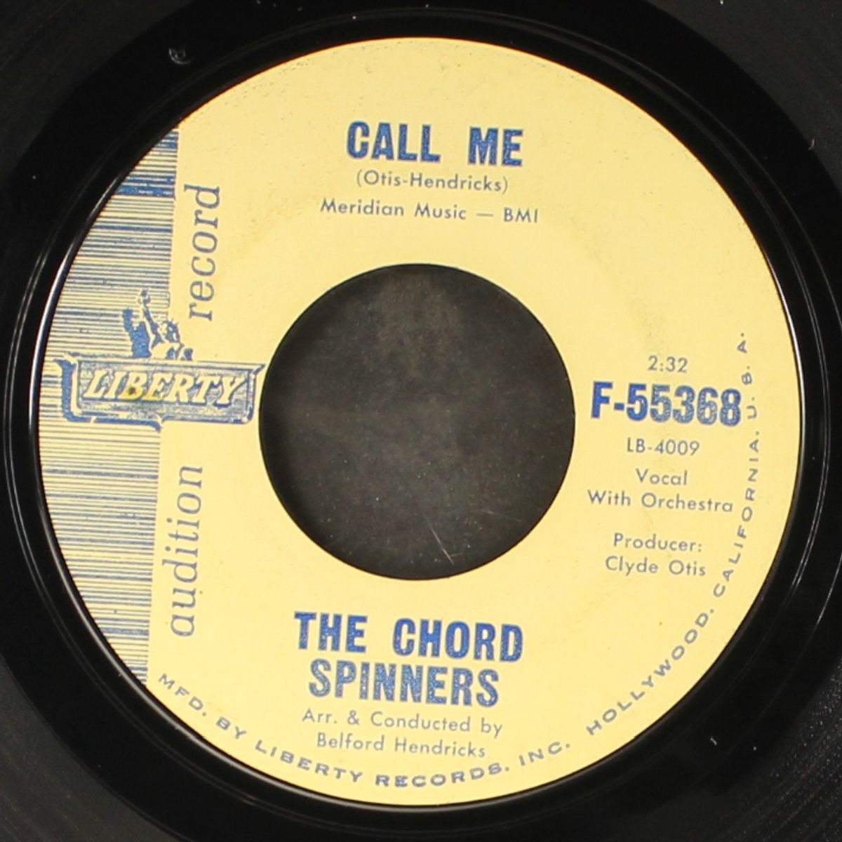 call me / love is a many splendored thing by CHORD SPINNERS