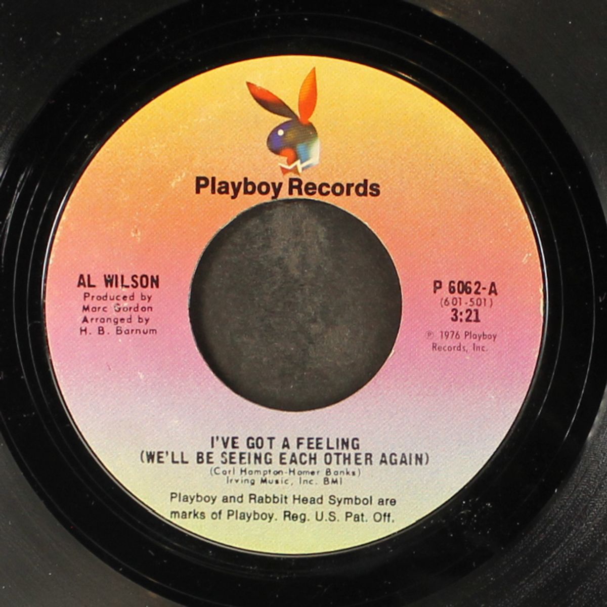 be concerned / i've got a feeling by AL WILSON