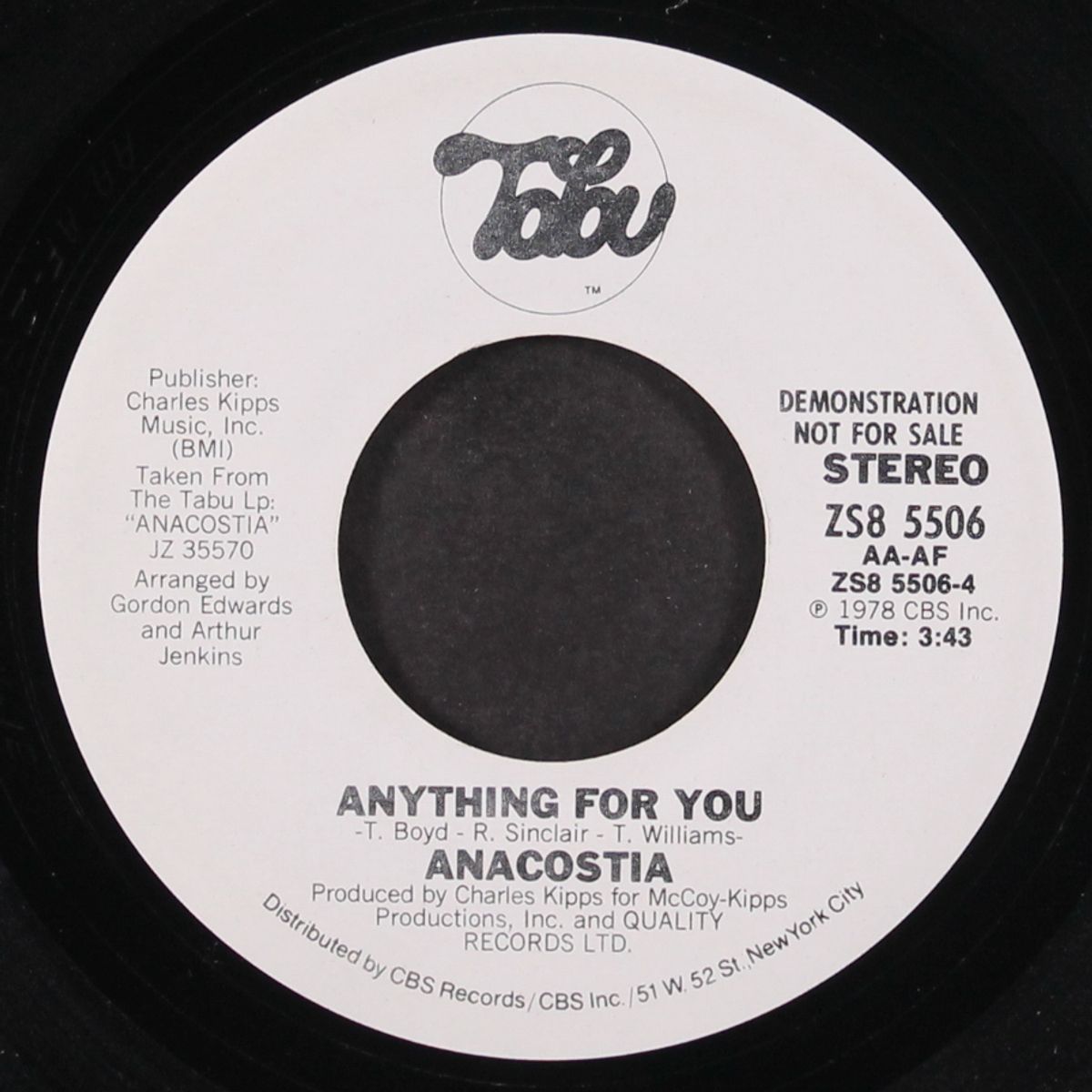 anything for you / same by ANACOSTIA