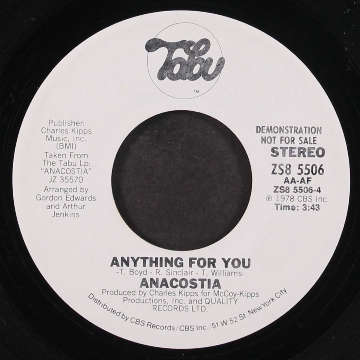 anything for you / same by ANACOSTIA