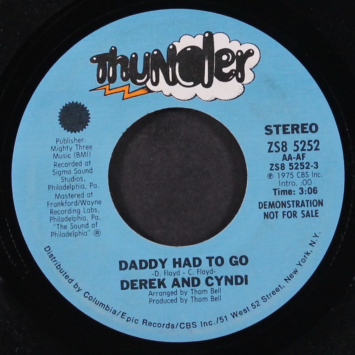 daddy had to go / mono by DEREK & CYNDI