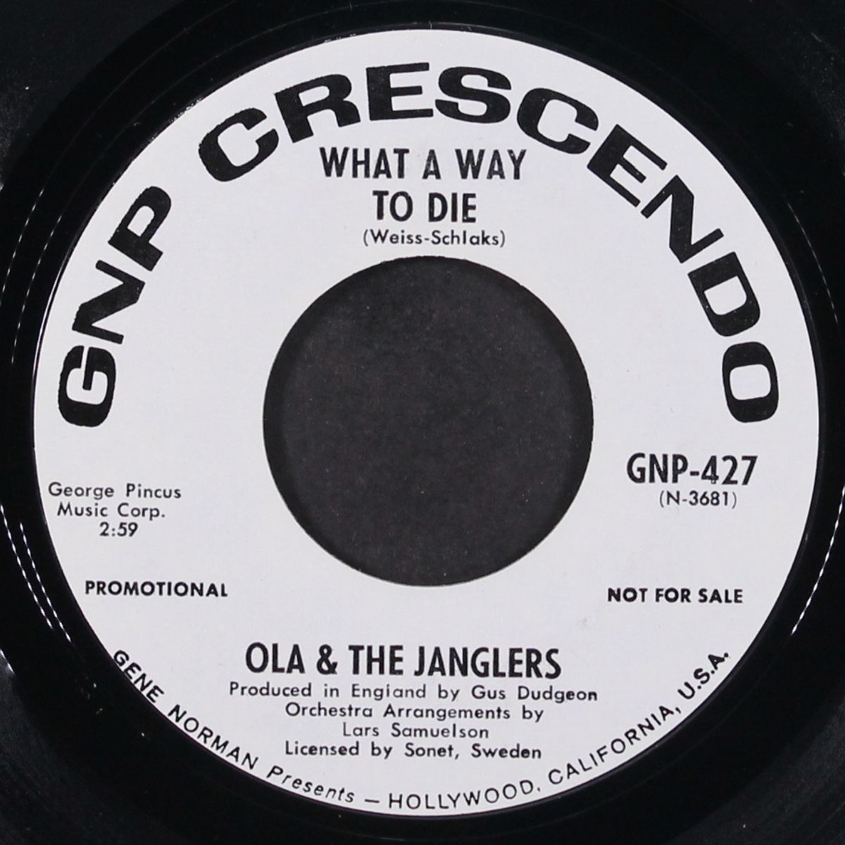 what a way to die / same by OLA & JANGLERS