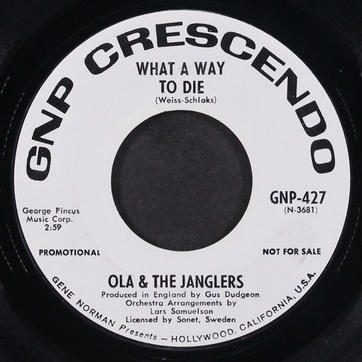 what a way to die / same by OLA & JANGLERS