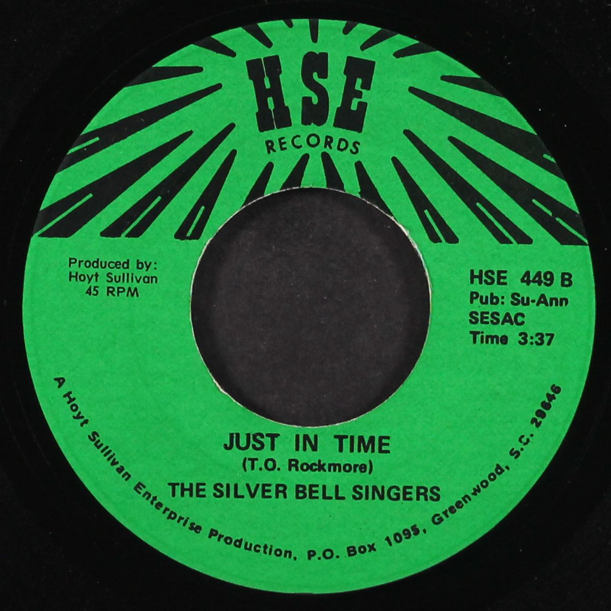 seeking for me / just in time by SILVER BELL SINGERS