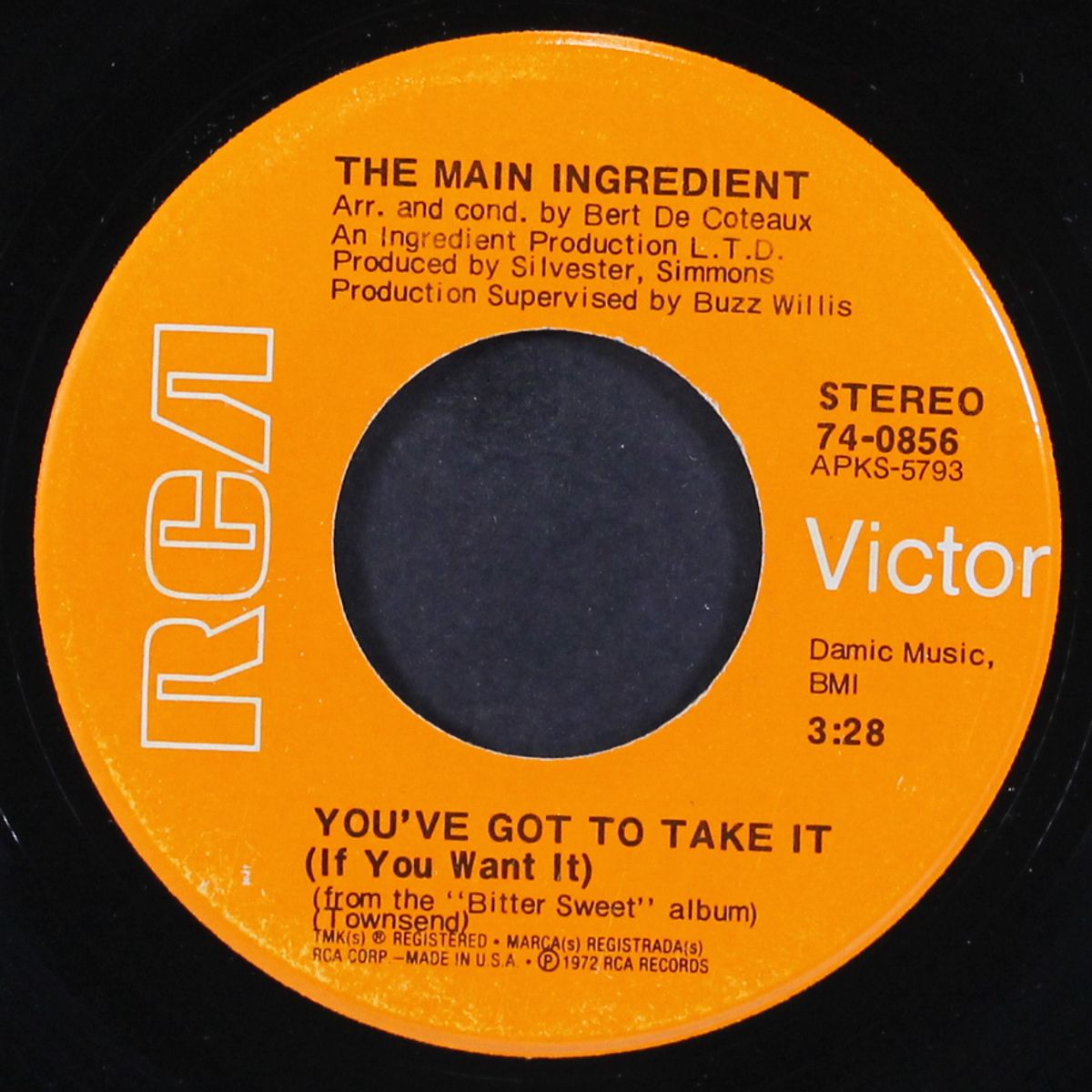you've got to take it (if you want it) / traveling by MAIN INGREDIENT