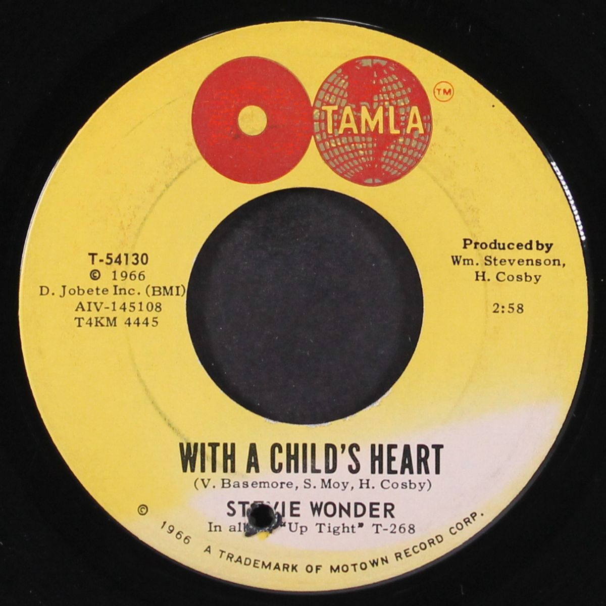 nothing's too good for my baby / with a child's heart by STEVIE WONDER