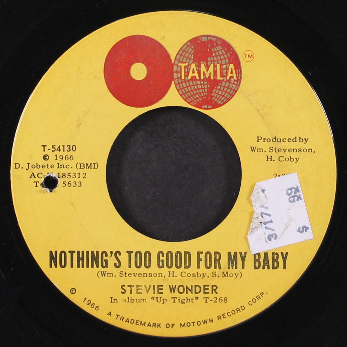 nothing's too good for my baby / with a child's heart by STEVIE WONDER