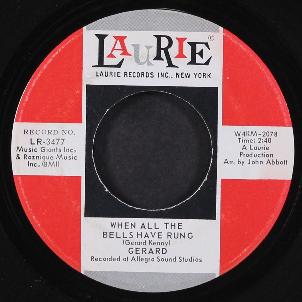 happiest man / when all the bells have rung by GERARD