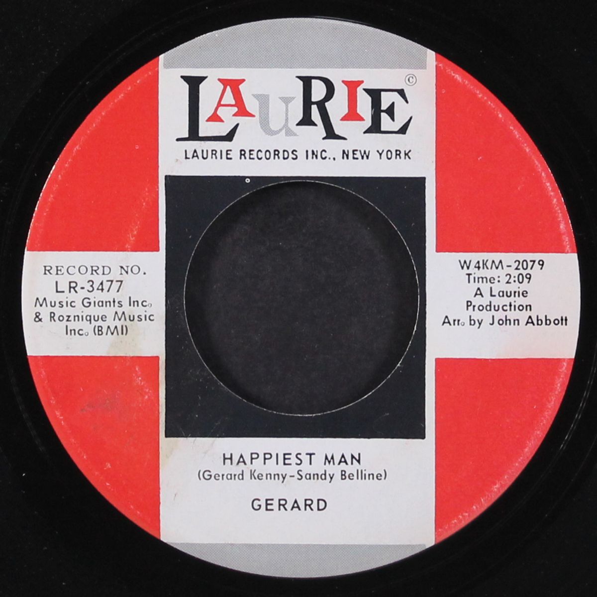 happiest man / when all the bells have rung by GERARD