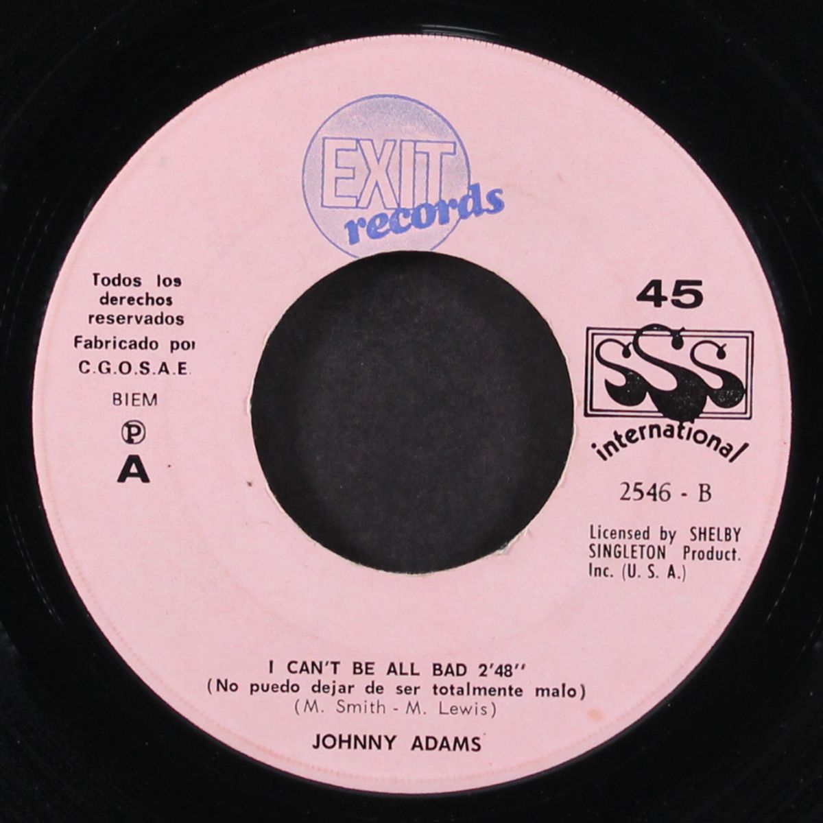 i can't be all bad by JOHNNY ADAMS
