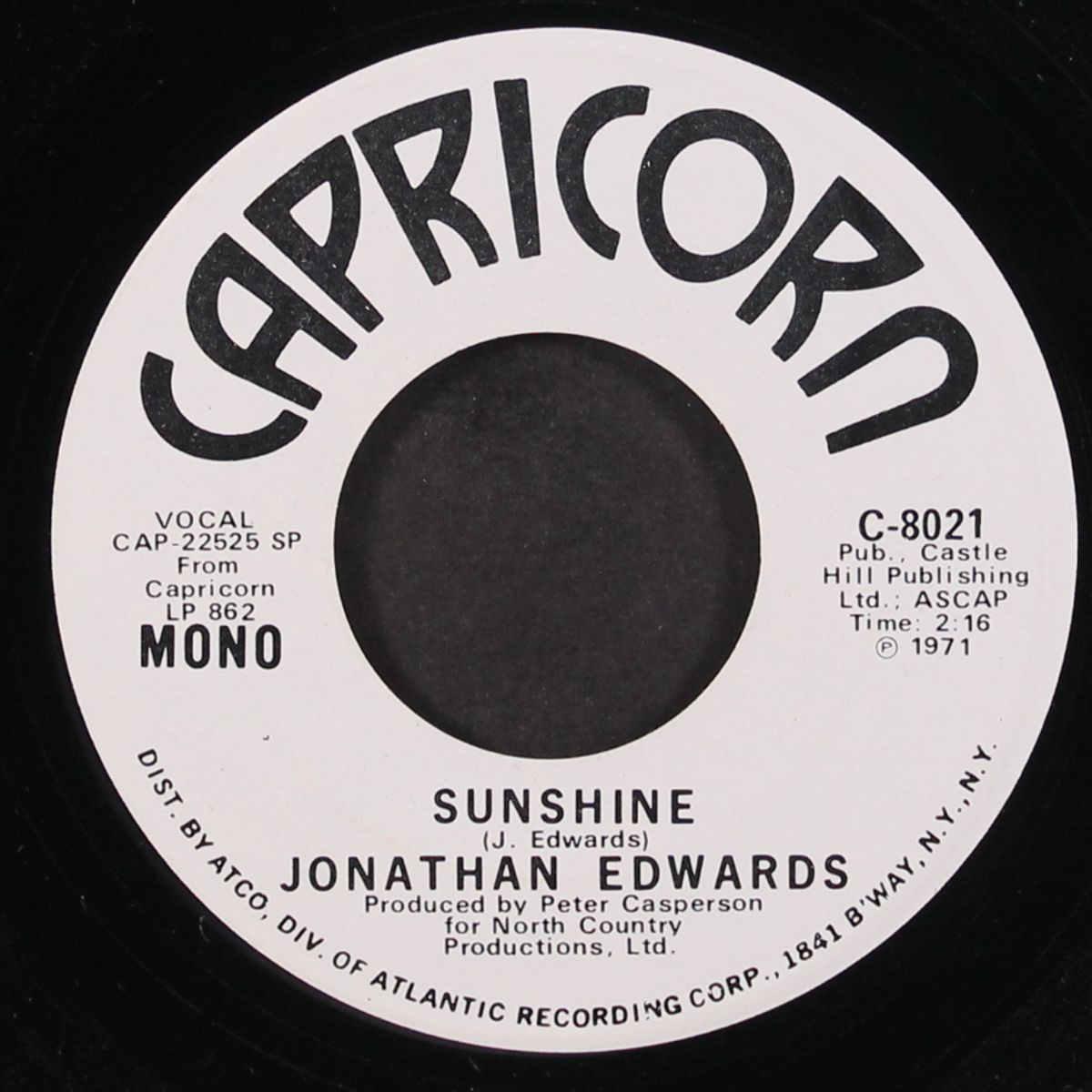 sunshine / mono by JONATHAN EDWARDS
