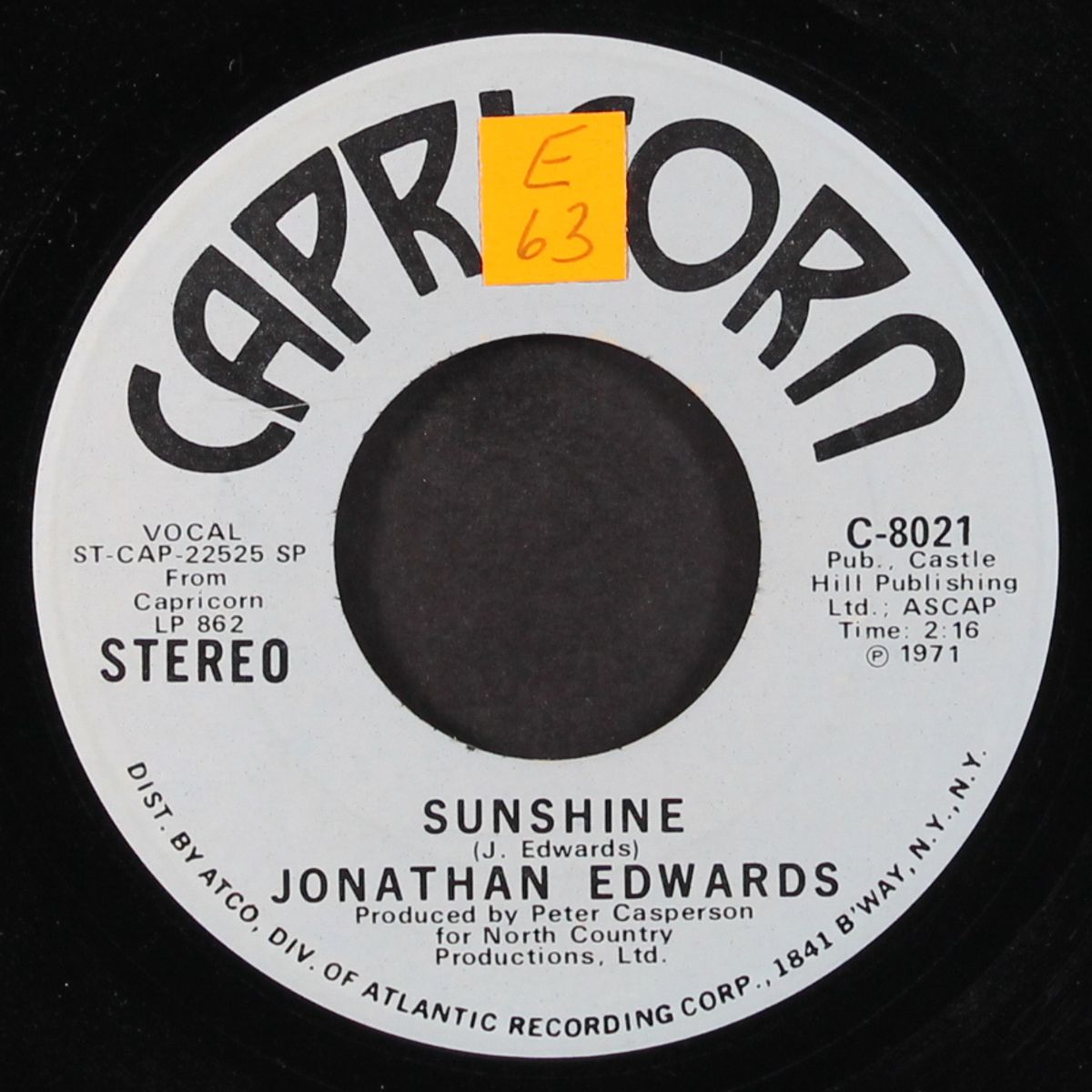 sunshine / mono by JONATHAN EDWARDS