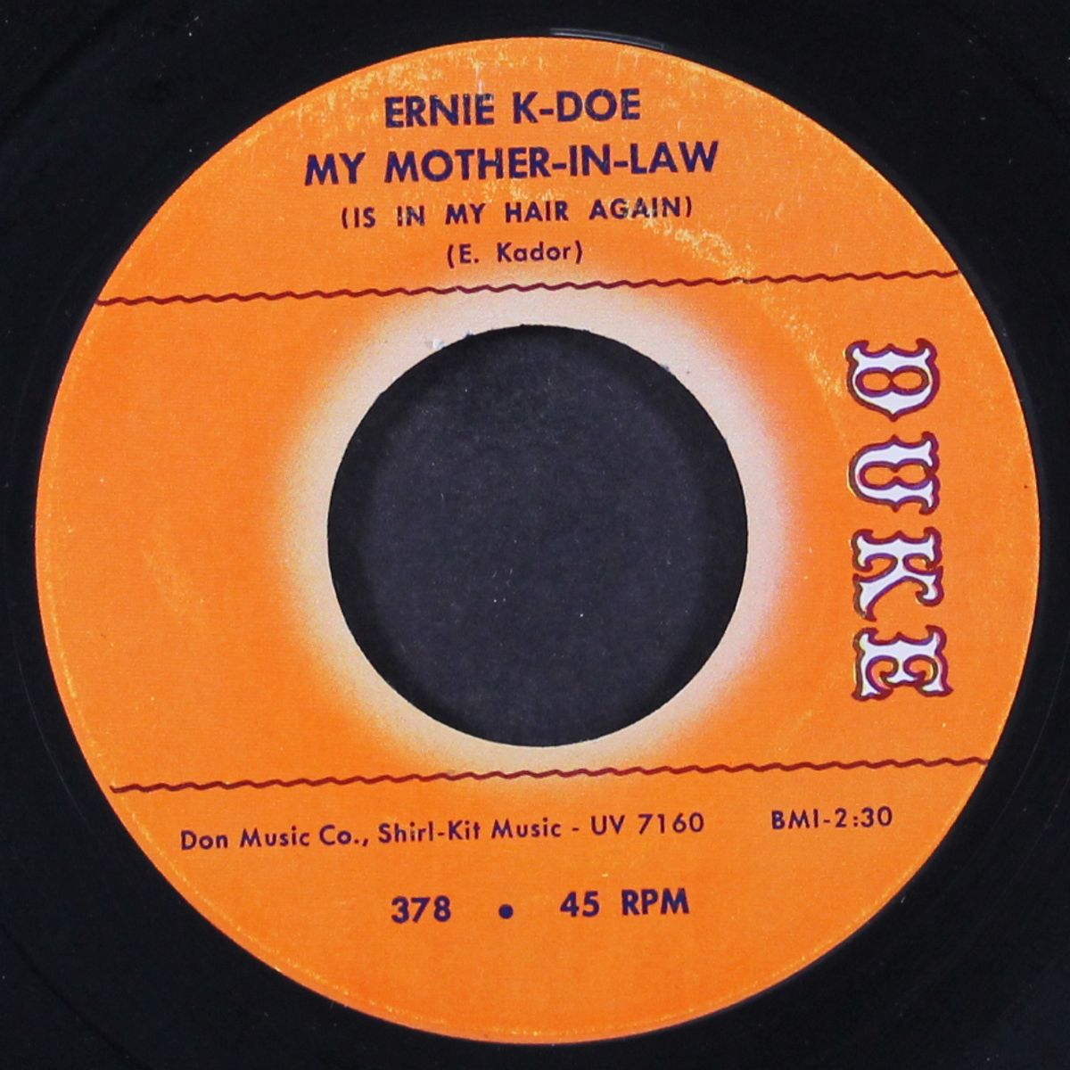 my mother-in-law / looking into the future by ERNIE K-DOE