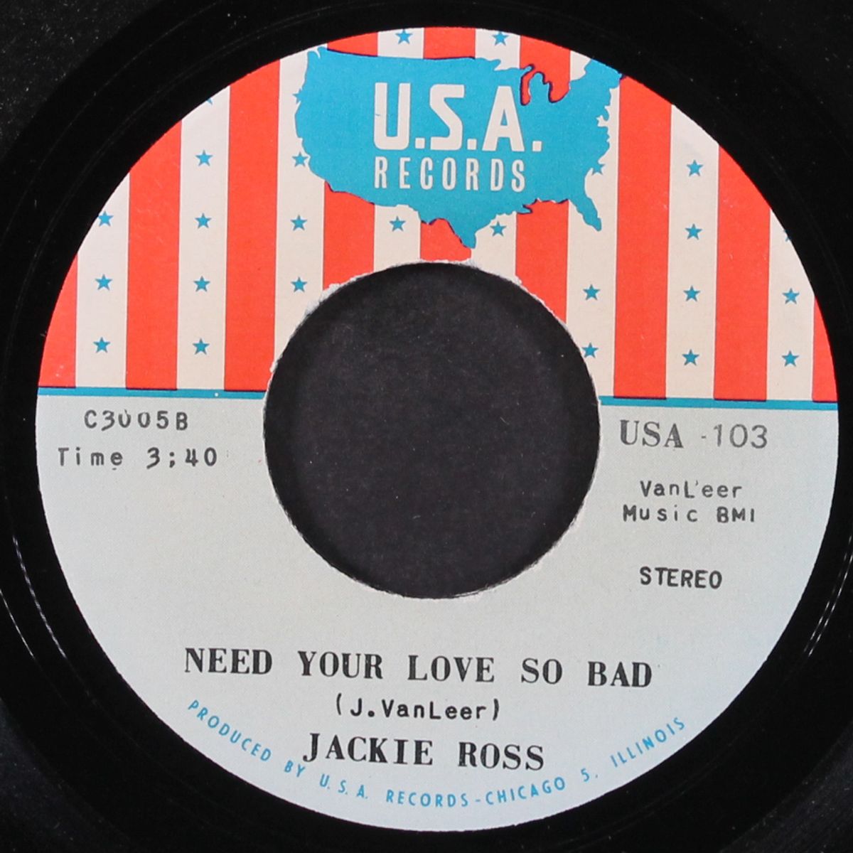 man is born / need your love so bad by JACKIE ROSS