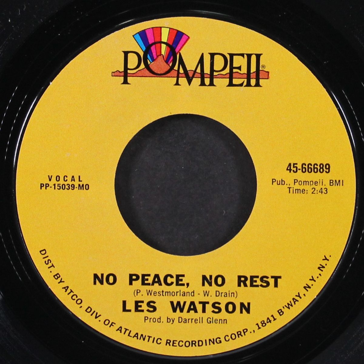 soul man blues / no peace, no rest by LES WATSON