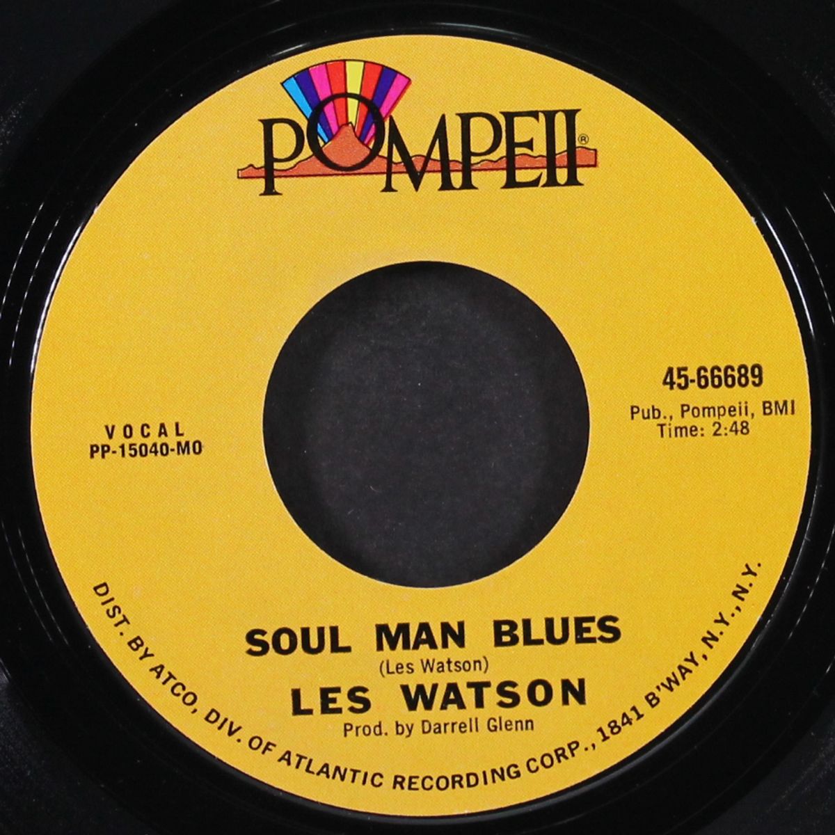 soul man blues / no peace, no rest by LES WATSON