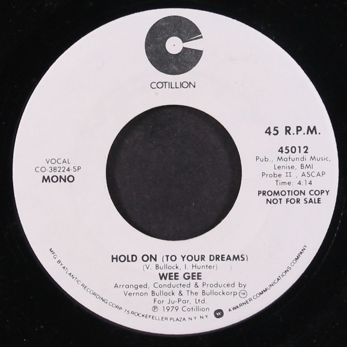 hold on (to your dreams) / mono by WEE GEE