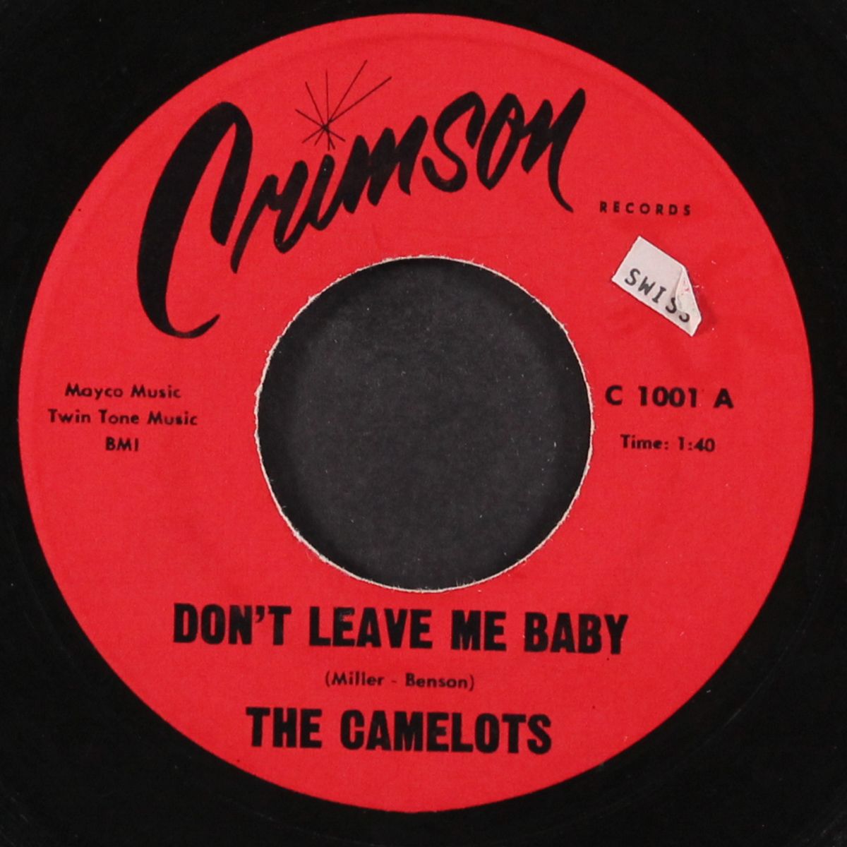 the letter / don't leave me baby by CAMELOTS