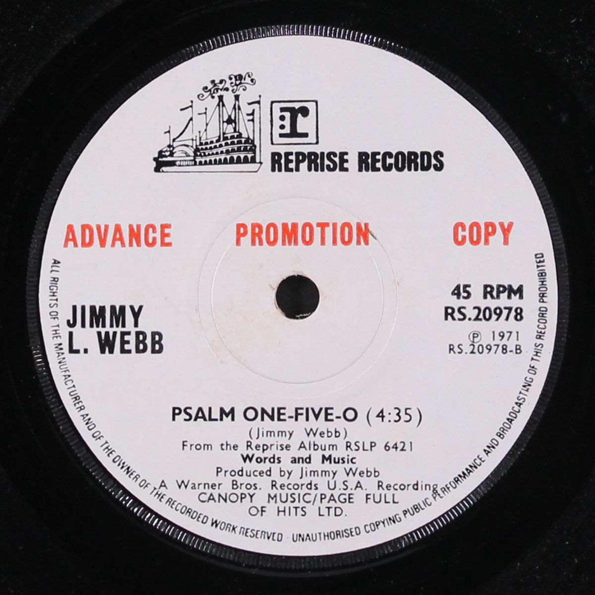 p.f. sloan / psalm one-five-o by JIMMY WEBB