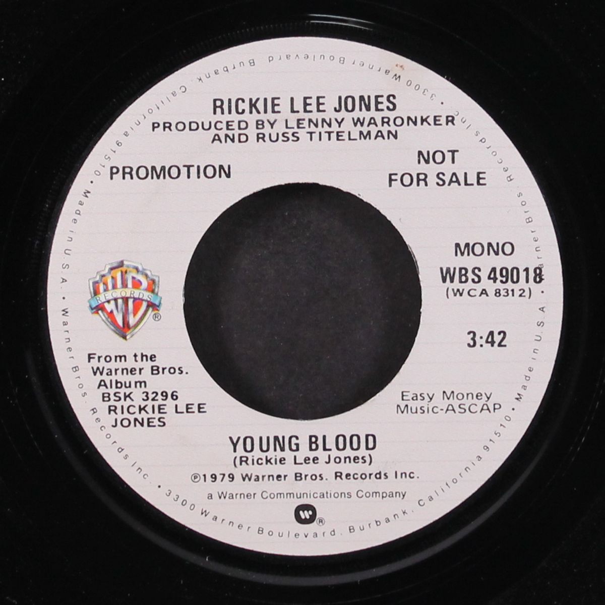 young blood / mono by RICKIE LEE JONES