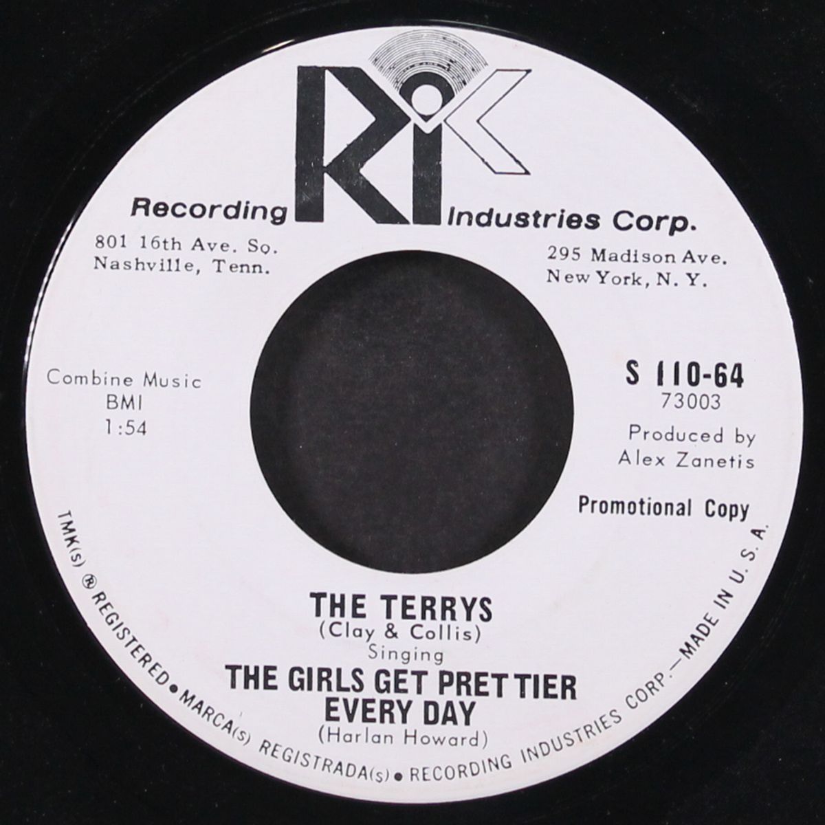 don't tell me now / the girls get prettier every day by TERRYS
